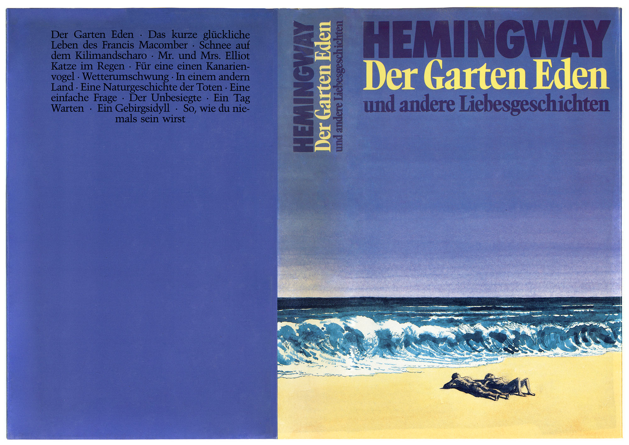 Ernest Hemingway Der Garten auf Eden Hans Hillmann Archiv